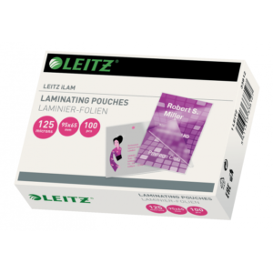 Leitz iLAM Hot Laminating Pouches 65 x 95 mm 125 microns 100 Sheets